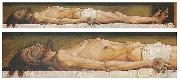 Hans holbein the younger The Body of the Dead Christ in the Tomb and a detail painting